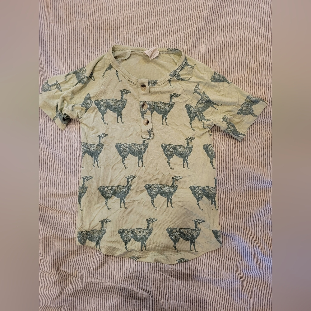 🛑SOLD🛑Kate Quinn llama henley, 4T